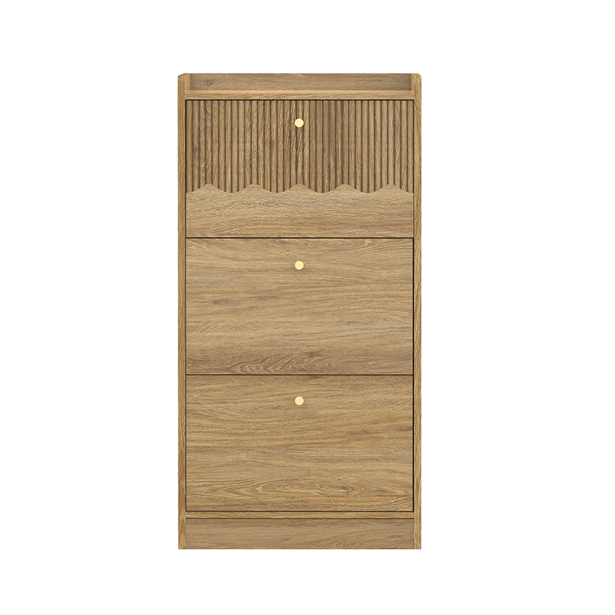 Calm Grain Shoe Cabinet